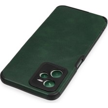 Najmaddin Newface Realme C35 Kılıf Loop Deri Silikon - Yeşil