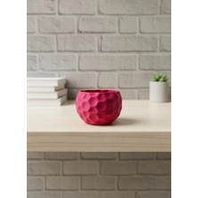 Aesco Mini Mor Dekoratif Saksı 5 cm Modern Masaüstü Bitki Saksısı