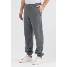 Fancy & Fun Erkek 3 Iplik Kumaş Unisex Oversize 4 Mevsim Paça ve Bel Lastikli Cepli Eşofman Altı