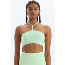 COMEUP Boyun Askılı Sporcu Sütyeni Buz Yeşili