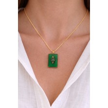 Neora 14K Altın Kaplama  Şık Kalp Model  Kadın Çelik Kolye