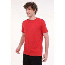 Kinetix MB Pam C 11SN220 6fx Kırmızı Erkek Kısa Kol T-Shirt