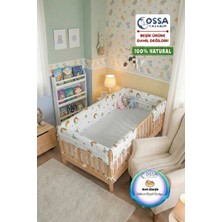 Yasetex Tasarım Montessori Beşik Yan Koruma Seti Darbe Önleyici Pofuduk – Gökkuşağı