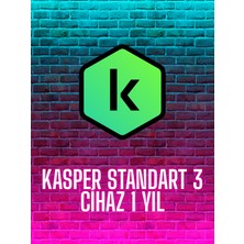 Kaspersky Standart 3 Cihaz 1 Yıl