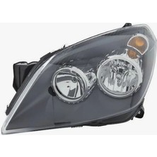 LABO Far Ön Sol Opel Astra H 2004-2007 Siyah Motorlu Sarı Sinyalli
