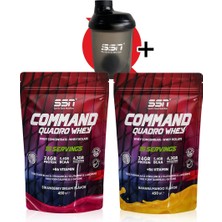 SSN Sports Style Nutrition Ssn Command Quadro Whey 900g 30 Şase Mıx Çilek Muz Mango (15*2 Doypacks)