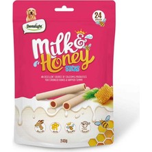 Dentalight Süt ve Ballı Köpek Ödül Çubukları 240 gr