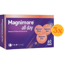 Magnimore All Day 60 Tablet - 3 Adet (180 Tablet)