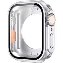 Forzacase Apple Watch 11 46MM Uyumlu Full Ekran Kasa Koruyucu ve Watch Ultra Çevirici Kılıf - FC398