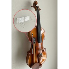 Şeffaf Keman Duvar Askısı Standı Aparatı Keman Standı