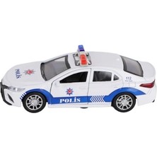 NessiWorld FY6238-12D Displayda Metal Çek Bırak Polis Arabası