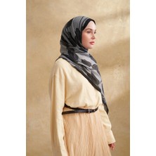 Gri Armanda Pamuk Modal Şal 3380