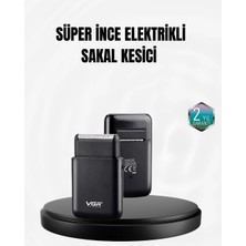 Aesco Taşınabilir Elektrikli Tıraş Makinesi USB Şarjlı 5W Motor ve 0.3 mm Hassas Kesim