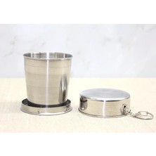 Erdo Ticaret Katlanabilir Tekli Paslanmaz Çelik Shot Bardak ALK3936