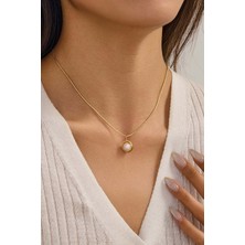 Fayra Accessories Sarmal Inci 18 K Altın Kaplama Kolye