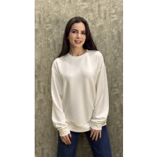 Leilaa Modal Kumaş Basic Sweatshirt