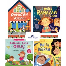 Gülce Kitap Ramazan Sokağı, Mutlu Ramazan Çadırı, Kalbimin Süsü Oruç, Mutlu Bayram(4kit)