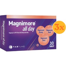 Magnimore All Day 30 Tablet - 3 Adet (90 Tablet)