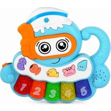 Aesco Minibo Sesli ve Işıklı Piyanolu Ahtapot