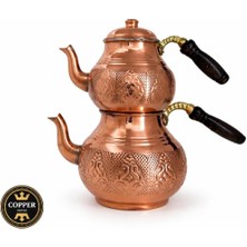 Copper Empire Bakır Çaydanlık. Işlemeli Bakır Çaydanlık. Kaliteli Çaydanlık.