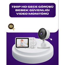 Aesco 2.8 Inç Ekranlı Bebek Kamerası Gece Görüşlü ve Sesli Iletişim