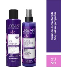 Urban Care Turunculaşma Karşıtı Mor Saç Bakım Şampuanı ve Mor Sıvı Krem-Sülfatlı