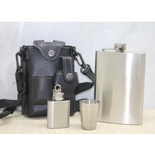 K-Yonlineticaret Deri Kılıflı Matara Seti ALK3928