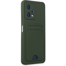 Eco Port Xiaomi Poco X5 5g Kılıf Kelvin Kartvizitli Silikon - Koyu Yeşil