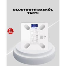 Aesco Akıllı Bluetooth Tartı – 8 Farklı Ölçüm Verisi, Otomatik Kişi Tanıma
