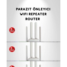 Aesco 300MBPS Wifi Menzil Genişletici 4 Antenli Wpa3 Güvenlikli Priz Tipi Repeater
