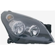 LABO Far Ön Sağ Opel Astra H 2004-2007 Siyah Motorlu Sarı Sinyalli