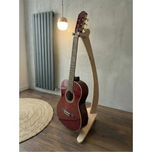 MNT02 Ham Ahşap Tasarım Gitar Enstrüman Sehpası Ayaklık