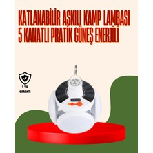 Aesco Ipx4 Suya Dayanıklı, Katlanabilir LED Kamp Lambası ve Acil Durum Işığı