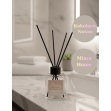 Misra Home 100ML Beyaz Sabun Kokusu Çubuklu Oda Kokusu Koku Dolap Kokusu Oda Parfümü Kokusu White Soap