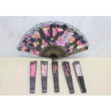 Aesco Plastik Renkli Yelpaze