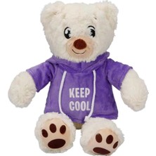 Aesco Kapşonlu Peluş Ayı 30 Cm.