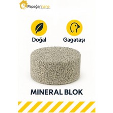 Papağanhane Kuşlar Için Mineral Blok Gaga Taşı – Doğal Mineral Desteği, Gaga Sağlığı ve Törpüleme Taşı
