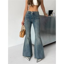 DENİKK Trend Süper Wide Leg Comfort Lycra Denim Jean Pantlon-Wide Leg Comfort Lycra Jean