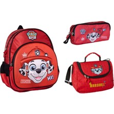 GENC DIJITAL BASKI Paw Patrol Ilkokul Çantası ,beslenme Çantası ve Kalem Kutu