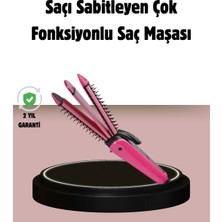 Aesco Saç Şekillendirici Maşa ve Düzleştirici 2’si 1 Arada