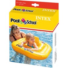Aesco Intex Oturaklı Kare Bebe Flotoru 79 cm 56587