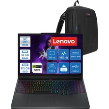 Lenovo Legion 5 15IRX10 Intel Core I7-13650HX Ddr5 32GB 512GB SSD 8GB/RTX5070 115W 15.1" Wqxga (2560X1600) OLED 1000NITS 100% Dcı-P3, 165Hz, Freedos Gaming Laptop 83LY00CHTRF09+ZETTAÇANTA