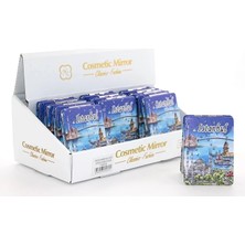 K-Yonlineticaret Taşlı Istanbul Tasarımı El Aynası Ince ALK2470A