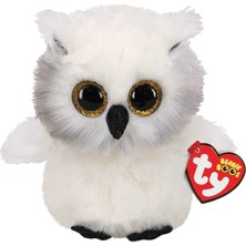 Aesco Ty Beanie Boos Peluş Kar Baykuşu-Austin 15 cm