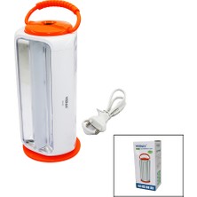 Üçgen Dikey Model El Feneri Lamba 3 Parça  Tube Tüp LED - 54SMD Fiş Şarjlı - Powerbank - So