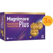 Magnimore Plus 30 Tablet - 3 Adet (90 Tablet)