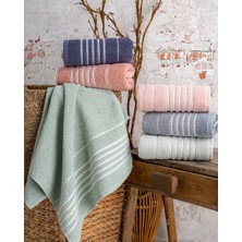 Hazangülü Collection Buldan Üretimi Çeyizlik Jakarlı Victoria 6'lı Mutfak Havlusu I 30X50