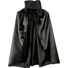 Erdo Ticaret Siyah Renk Yakalı Halloween Pelerini 90 cm