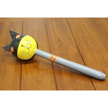 Erdo Ticaret Ahşap Kedili Batman Marakas Tekli Polos:25