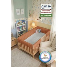 Yasetex Tasarım Montessori Beşik Yan Koruma Seti Darbe Önleyici Pofuduk – Tarçın